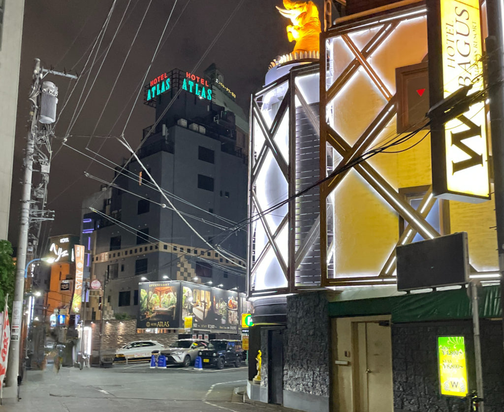 歌舞伎町のホテル街